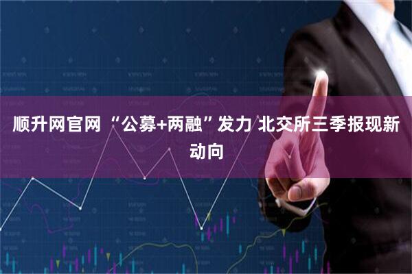顺升网官网 “公募+两融”发力 北交所三季报现新动向